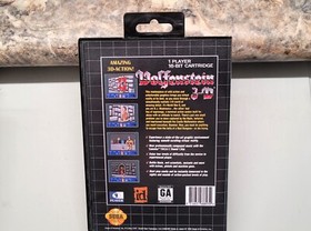 WOLFENSTEIN 3D with SAVE features for the Sega Genesis with case & cover-art