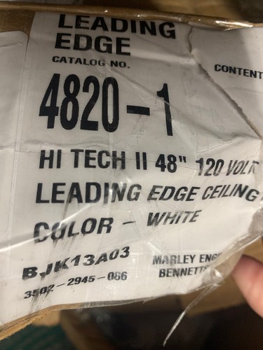Leading Edge Commercial Ceiling Fan, 48" dia, 120V - Picture 12 of 12
