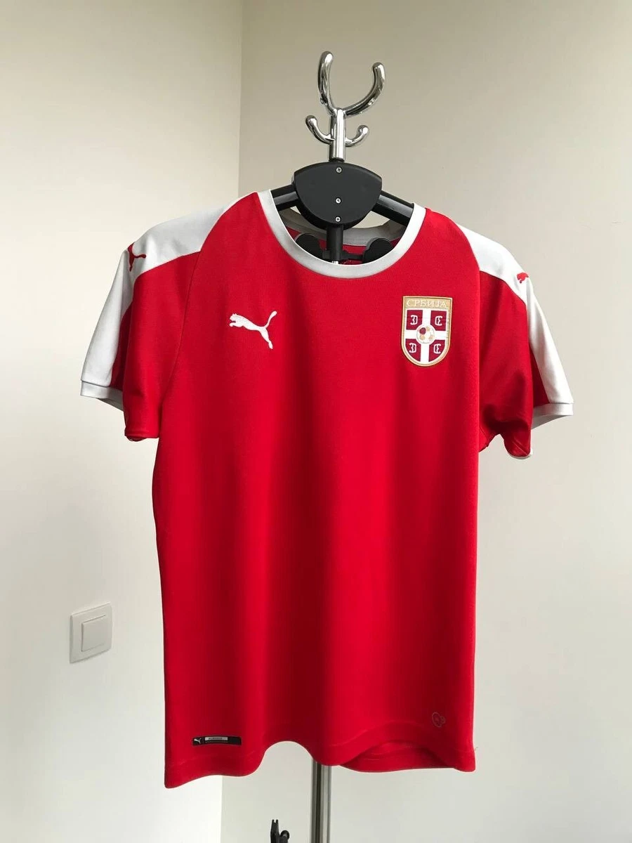 SERBIA 2018 CUP HOME FOOTBALL SOCCER PUMA MENS ADULT SZ SMALL |