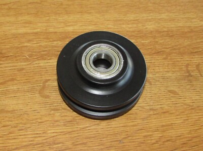Cable Pulley for Gym Equipment 2-3/4'' diameter, 3/8'' groove w/bearings