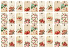 Ausschneidebogen-Bastelpapier-Scrapbooking-A4-250g-Anhänger-Erdbeere-16106