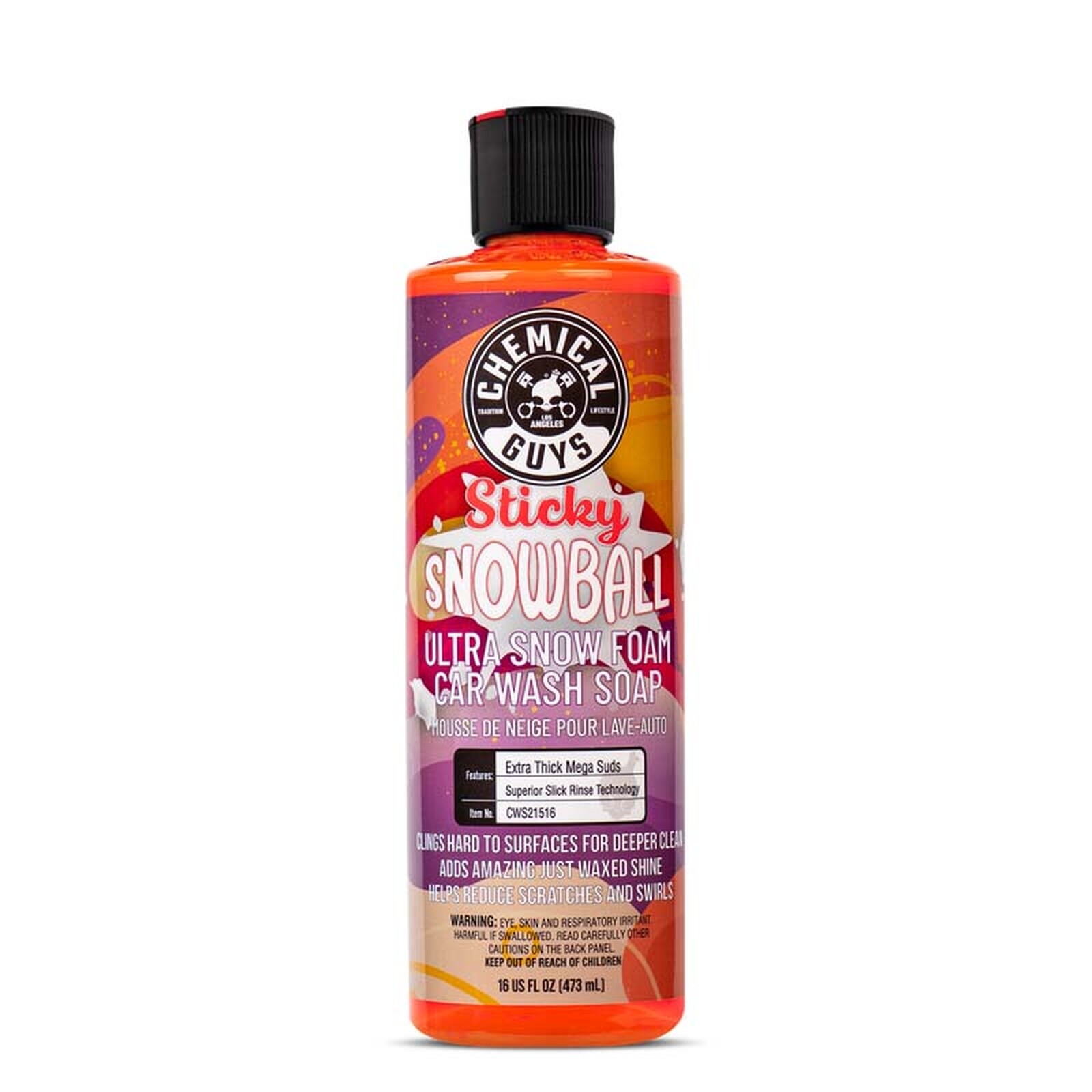 Chemical Guys Sticky Snowball Ultra Snow Foam Car Wash Soap 1.89L  CWS21564