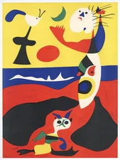 Joan Miro lithograph "Summer" 1938