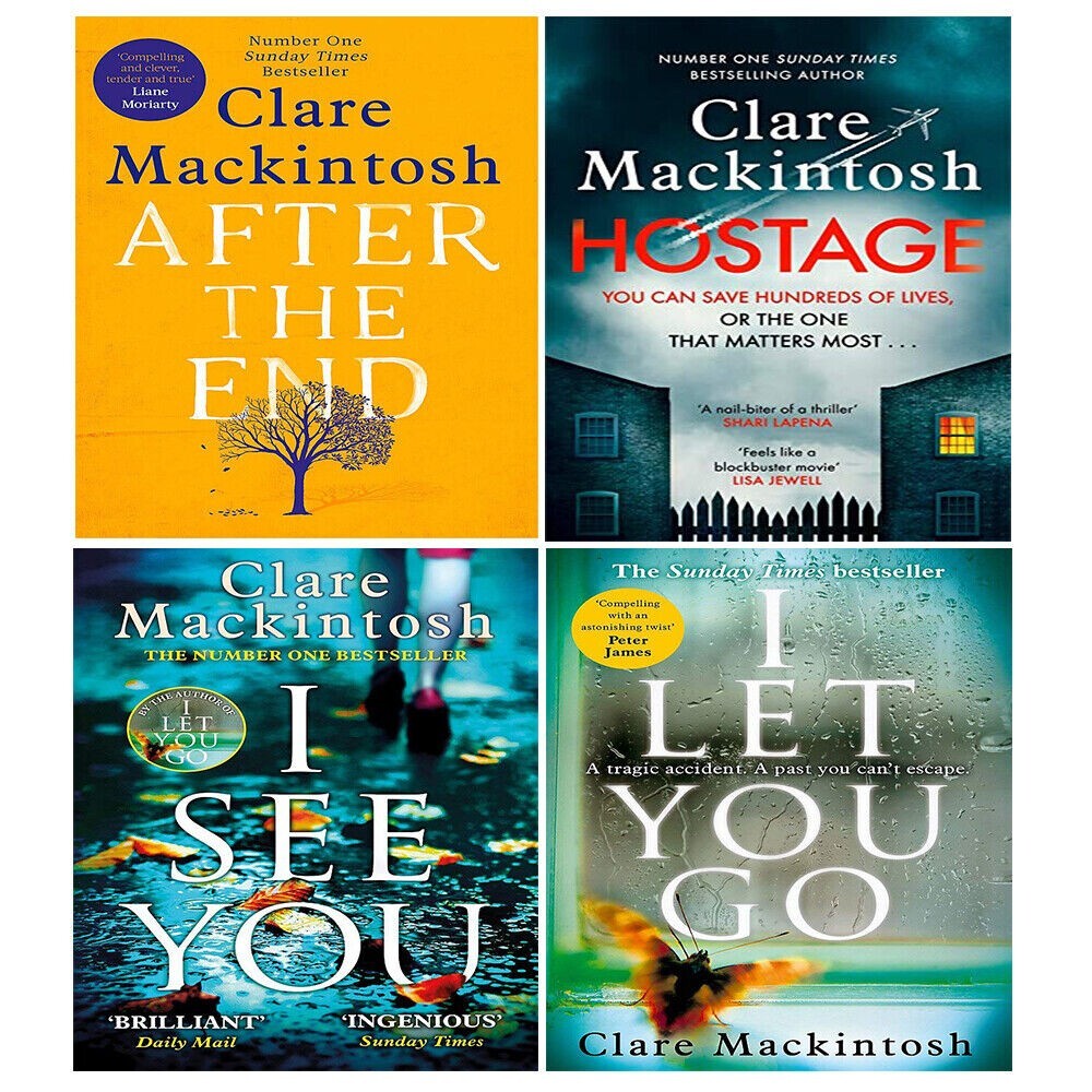 Clare Mackintosh After the End,I See You,I Let You Go,Let 4 Books Collection Set
