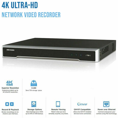 Hikvision DS-7608NI-Q2/8P 8CH PoE NVR 4K H.265 2SATA Netzwerk Videorecorder - Bild 4 von 10