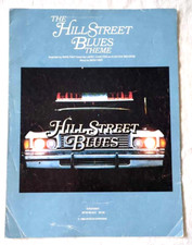 The Hill Street Blues TV Show Theme Mike Post Vintage Sheet Music Vintage 1980