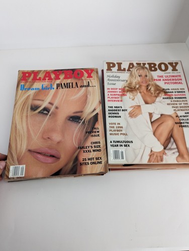 Pamela Anderson Playboy Magazine Lot Of 10 Including 1st & Last Covers 1989-2016 - Picture 10 of 18