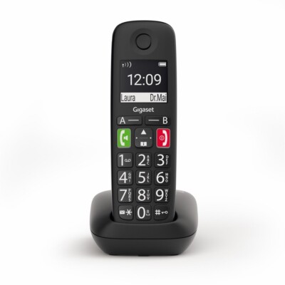 Gigaset Schnurloses Telefon (Set) E290 Schwarz