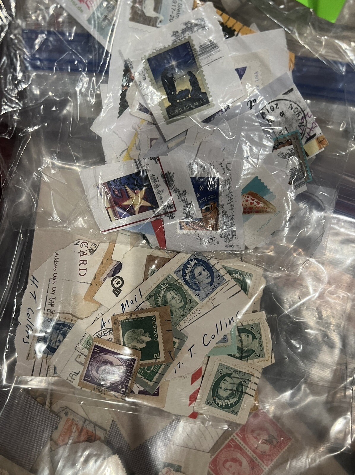 Mixed Postage Stamp Kiloware On Paper 1 lb eBay