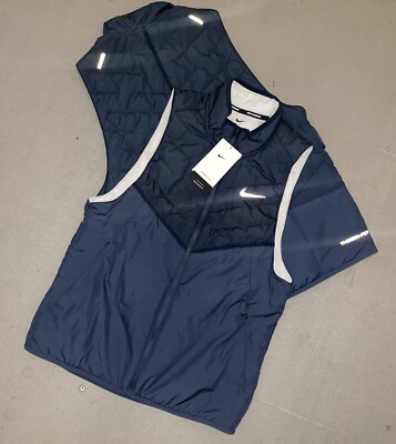 navy nike gilet