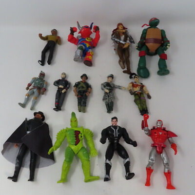 VTG Action Figure Lot 13 The Corps Lanard GI Joe, Power rangers, TMNT, ETC.