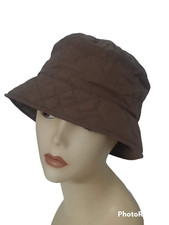 WOMENS WATERPROOF QUILTED BUCKET HAT