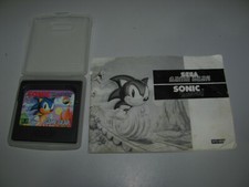 Jeu Sonic The Hedgehog - Version PAL Pour Sega Game Gear - Bon état