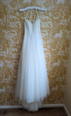 Willowby by Watters Madeira weißes Brautkleid Gr. 8
