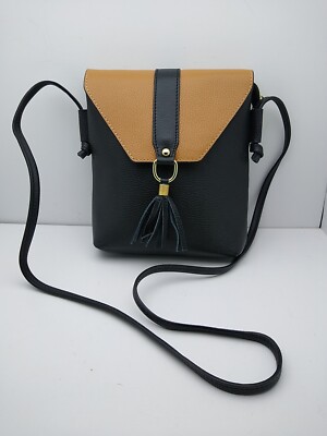 Lia Biassoni Bon Plan Sac De Luxe NEW! Lia Biassoni Black Tan