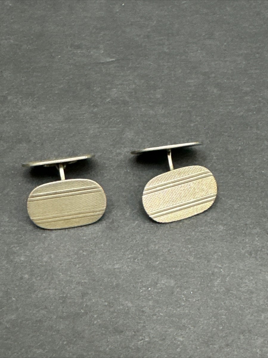 Rare Vintage 835 Silver Cufflinks ZII Hallmarks | eBay