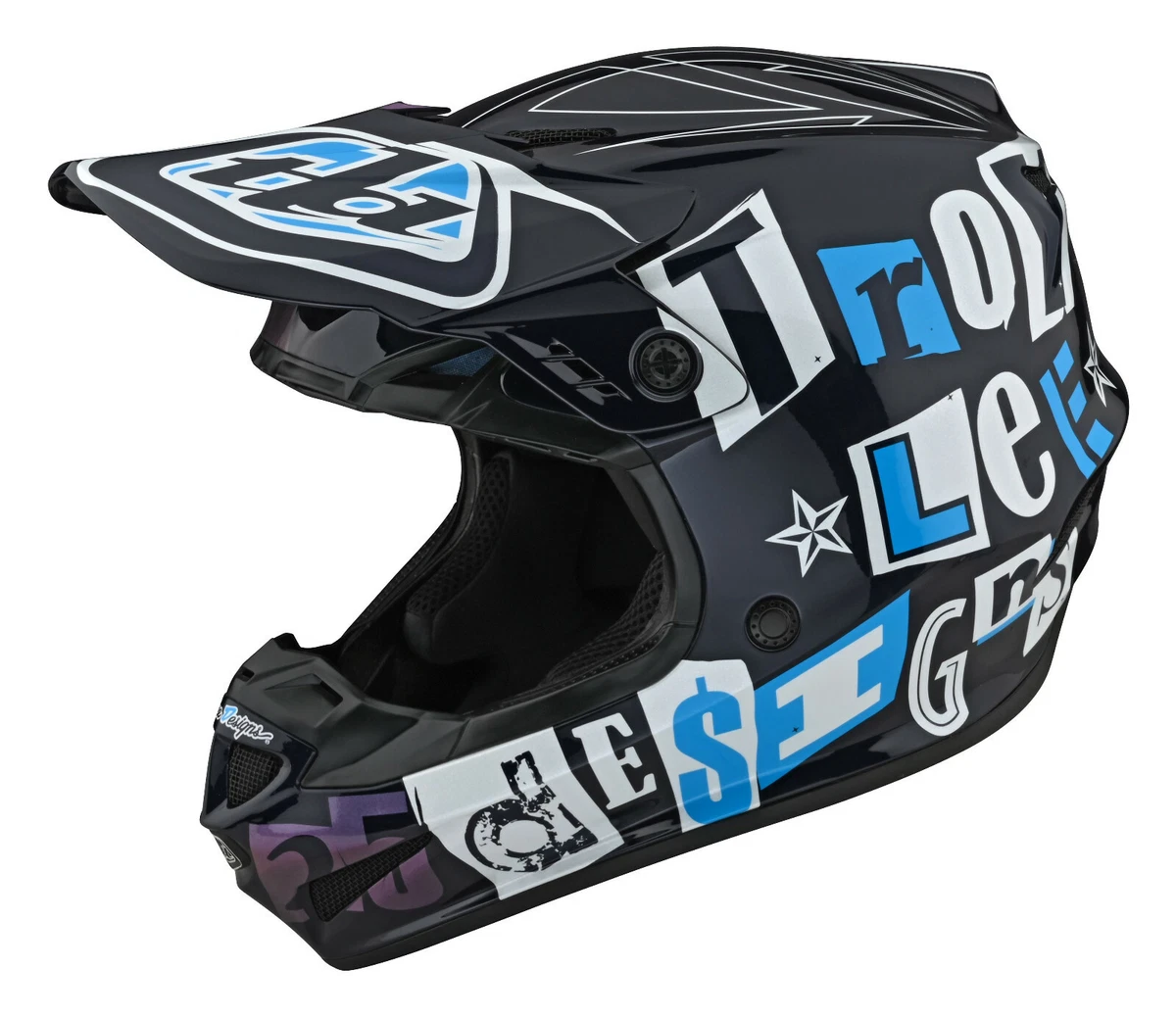 TROY LEE DESIGNS TLD GP HELMET ANARCHY NAVY BLUE ADULT MOTOCROSS