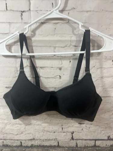 Black Lace And Bow Bra 40C #BRAX2514 Unbranded NWOT