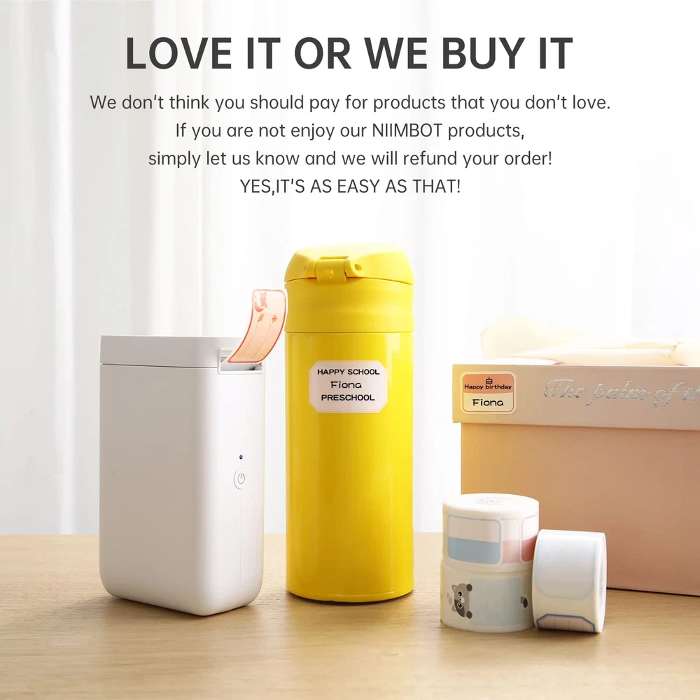 Portable Wireless Label Maker Machine D101 with Multiple Templates