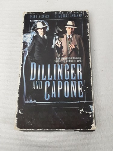 DILLINGER AND CAPONE (VHS) RARE MOB CRIME DRAMA w/ MARTIN SHEEN - Picture 2 of 6