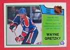 1983-84 OPC O-Pee-Chee Wayne Gretzky # 216  Assist Leader, Edmonton Oilers NM-MT