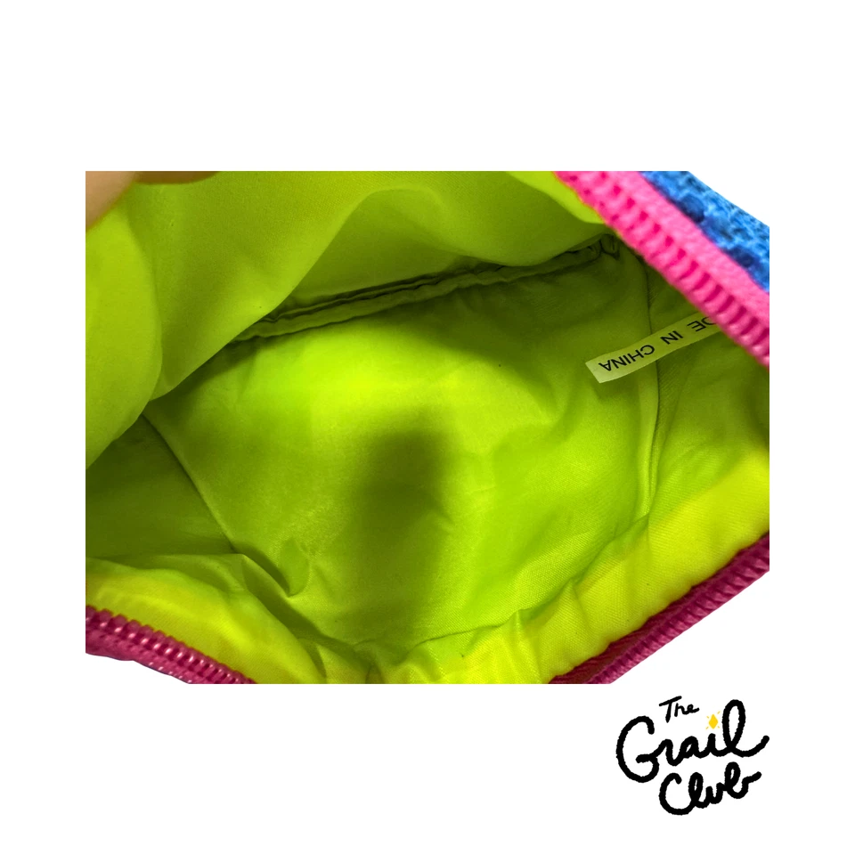 Bolso Ipsy Glam Enero 2018 Verde Neón y Rosa con Bolsa Azul - Envío Gratis Foto 3 de 3