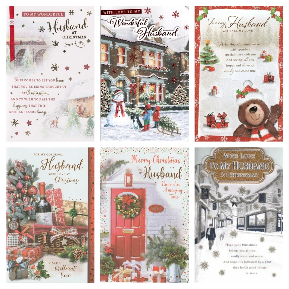 PRELUDE Husband Christmas Card ~ To My Amazing Husband