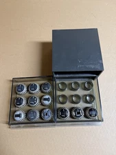 IBM Selectric Balls set of 12 elements With Original IBM 2 Drawer Storage. LOOK!