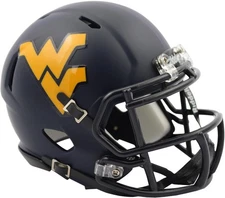 Riddell West Virginia Mountaineers Revolution Speed Mini Football Helmet