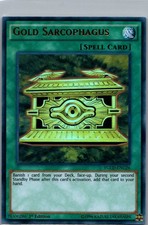 Gold Sarcophagus YGLD-ENC26 Prices | YuGiOh Yugi's Legendary Decks | YuGiOh  Cards