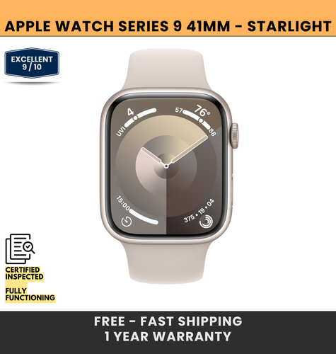 Apple Watch Series 9 41mm (WiFi + LTE/Cellular) Aluminum - Excellent - Picture 9 of 13