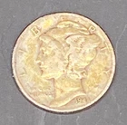 1944 United States Mercury Dime, Silver