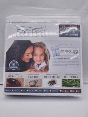 SafeRest Premium Mattress  Encasement - Size Twin NEW!