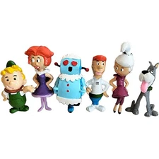 Pack 6 Hanna Barbera The Jetson Figures 4” Bootleg Mexican Figures New