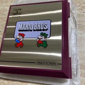 Nintendo Game & Watch Mario Bros Multi Screen Complete in Box Tested 7792