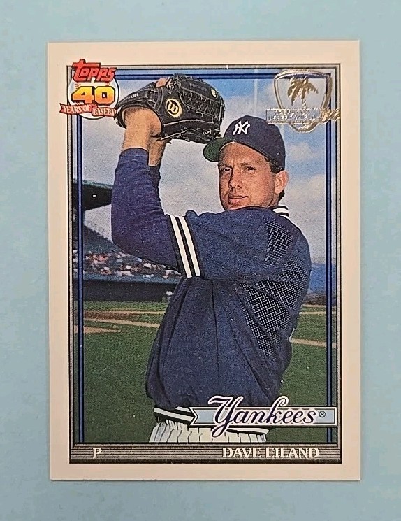 1991 Topps Desert Shield Dave Eiland #611 Card