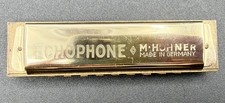 MCM NICE VINTAGE M. HOHNER ECHOPHONE HARMONICA EXCELLENT CONDITION