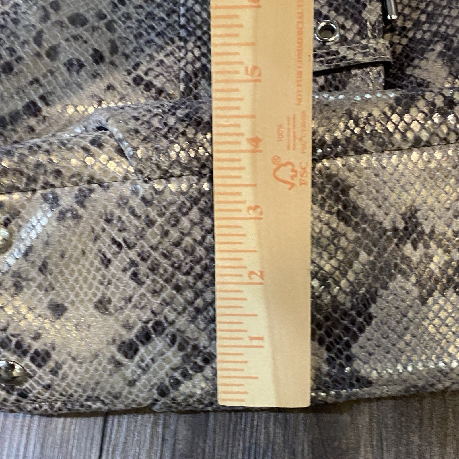 Coach Soho Python Snake Embossed Faux Leather Med… - image 15