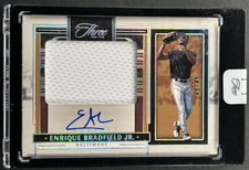 2024 Panini Three and Two Enrique Bradfield Jr. #PJA-EBJ Orioles Patch AUTO /49