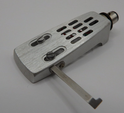 Headshell mit Bajonett-Anschluss '' SME '' - mit Kabeln - Farbe: Silber