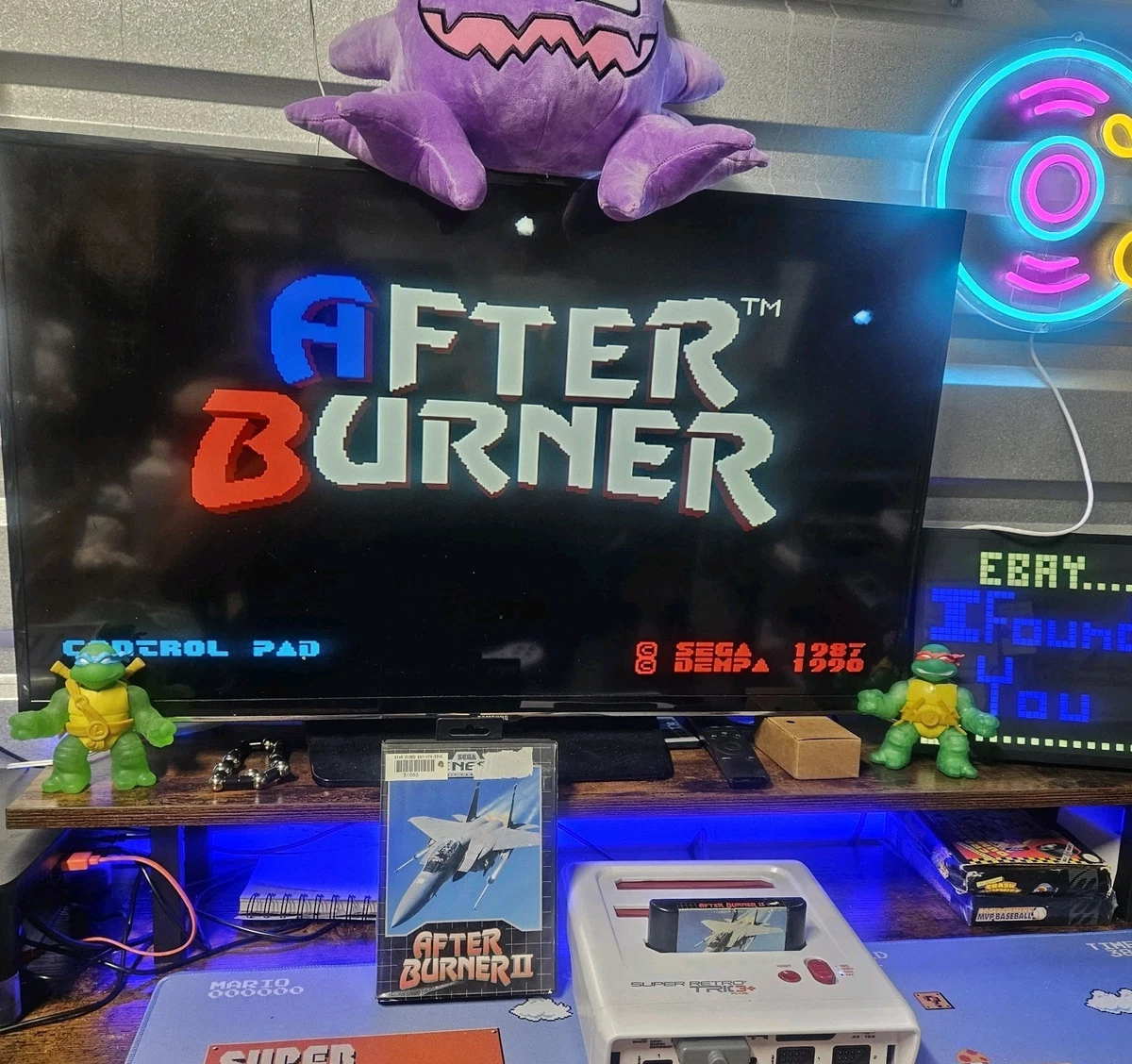 Jeu SEGA Mega Drive : AFTER BURNER II - Complet Avec Boîtier Et Notice