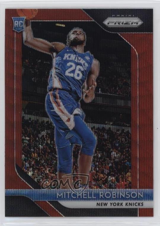 2018-19 Panini Prizm Ruby Wave Prizm Mitchell Robinson #227 6d7