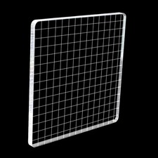 6 Inch Large Clear Acrylic Stamp Blocks Grid Lines Scrapbooking Crafts