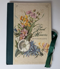 Floral Memories Photo Album by Pepper pot 1999 Ribbon Tie Frames Vintage