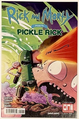 Rick and Morty: Pickle Rick - Signed by Kit Wallis w/COA - 1:500 Legacy Variant