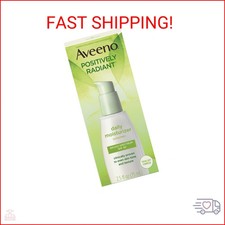 Aveeno Positively Radiant Daily Facial Moisturizer with Total Soy Complex and Br