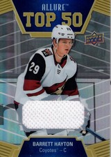 2019-20 Upper Deck Allure Top 50 Jerseys #T508 Barrett Hayton B Jersey - HKY