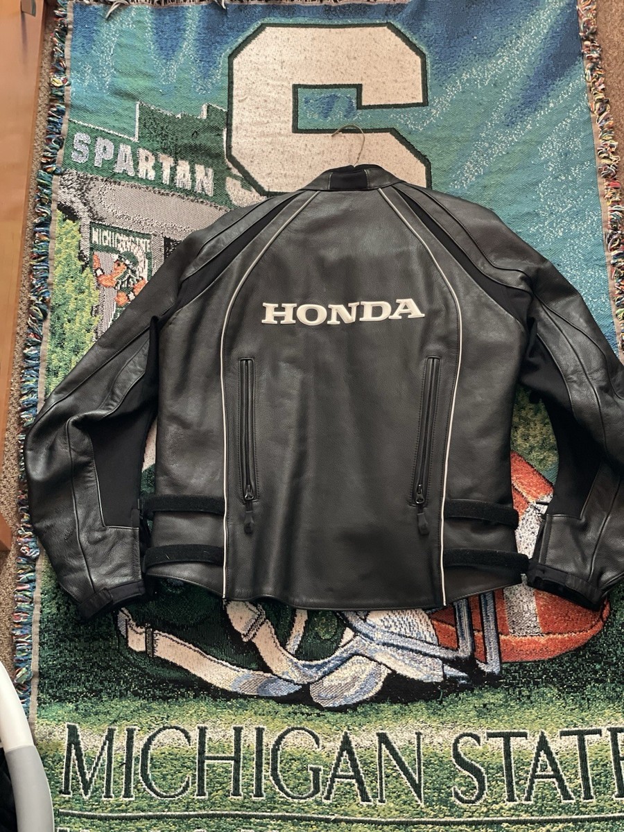 Men's Vintage Joe Rocket Honda Motorcycle Leather Jacket Size L | eBay