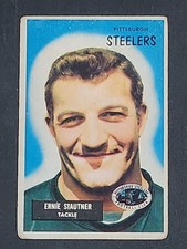 1955 Bowman #134 Ernie Stautner VG Pittsburgh Steelers