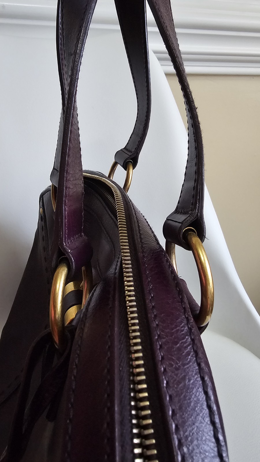 YSL Yves Saint Laurent Purple Muse Rive Gauche Sh… - image 13